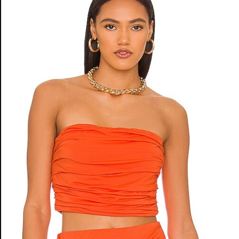 Bailey 44 Marsha Top in Tangerine Orange size XS